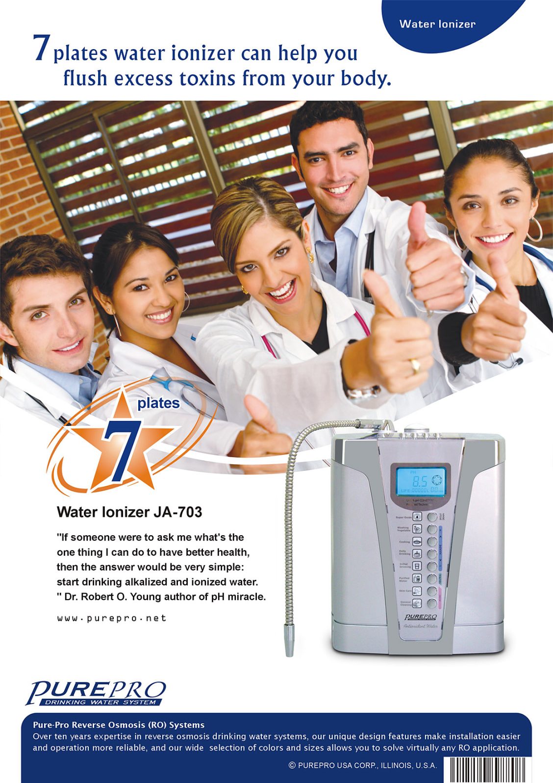 PurePro Water Ionizer JA-703